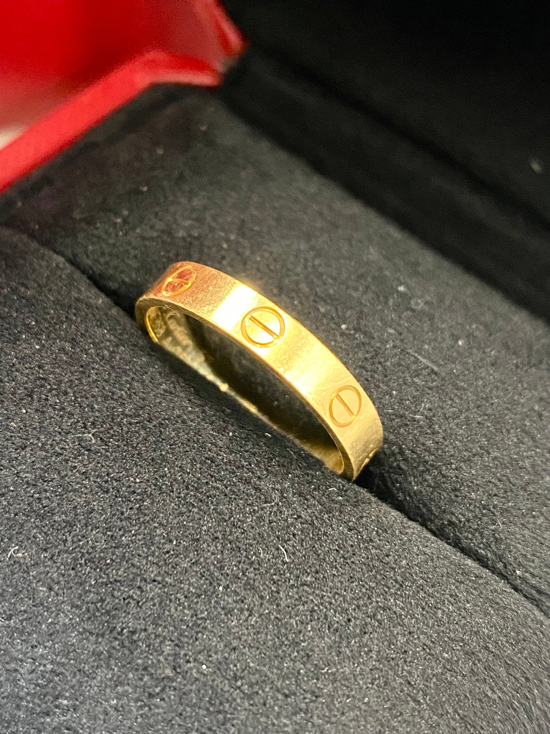 CARTIER 18K GOLD LOVE RING