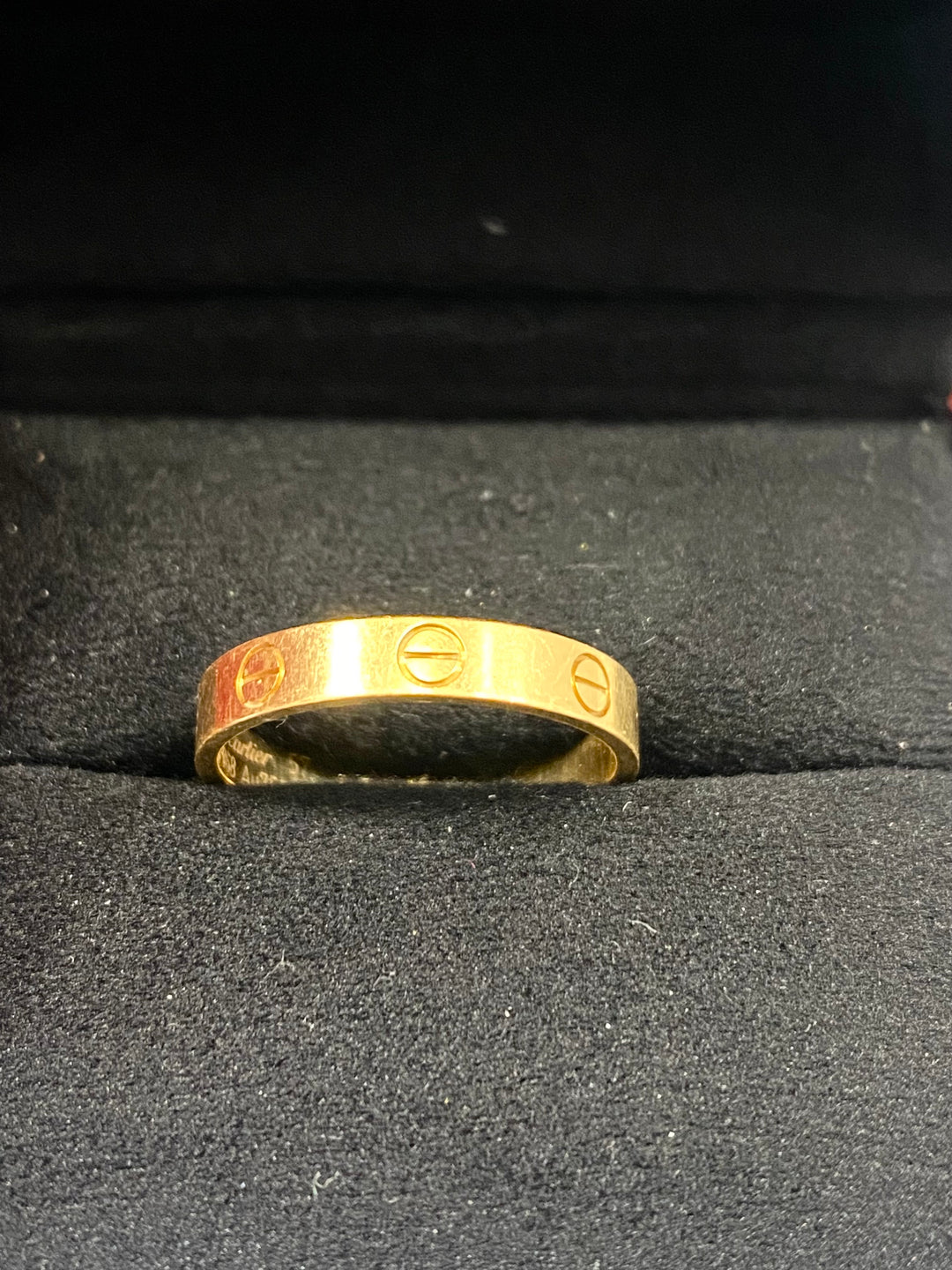 CARTIER 18K GOLD LOVE RING