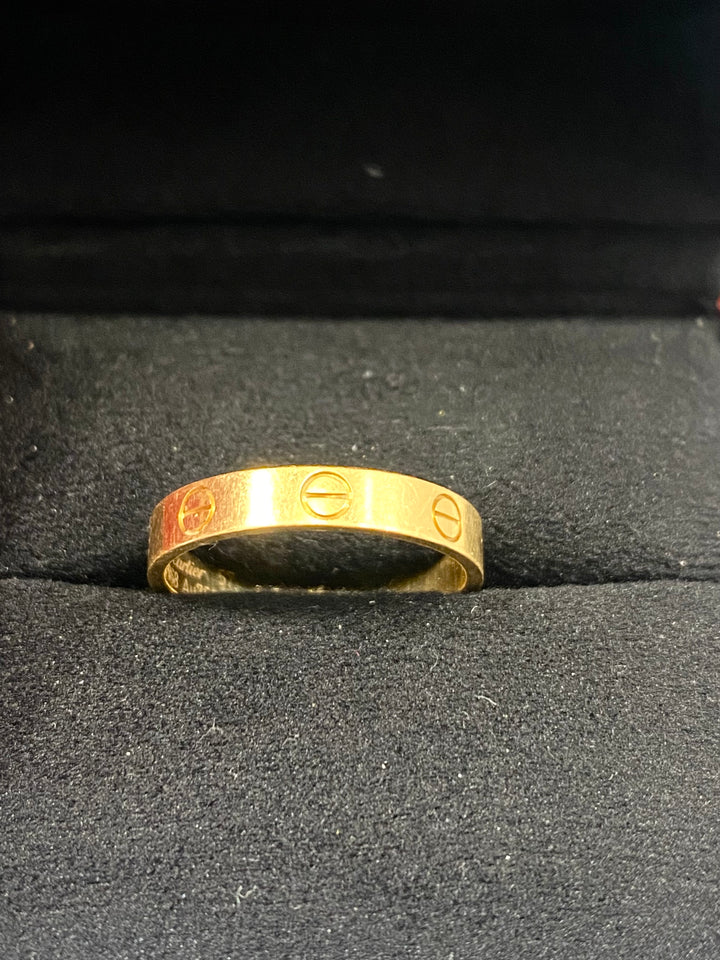 CARTIER 18K GOLD LOVE RING