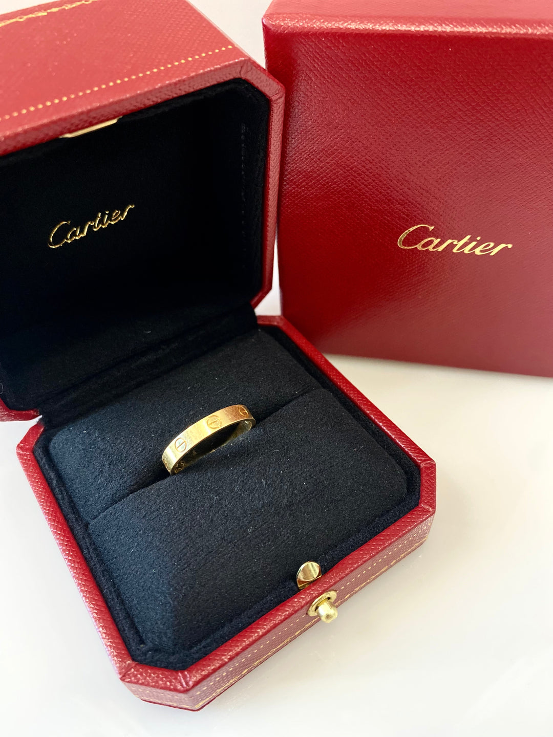 CARTIER 18K GOLD LOVE RING