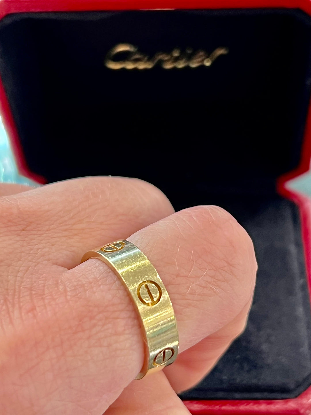 CARTIER 18K GOLD LOVE RING