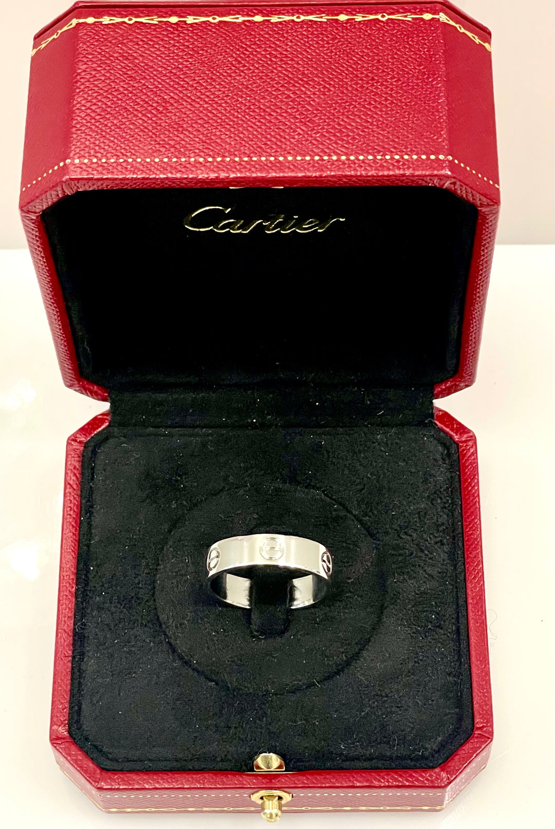 CARTIER PLATINUM LOVE RING