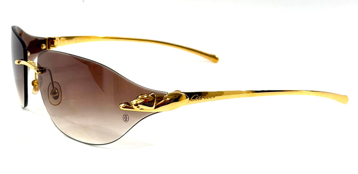 CARTIER PANTHÈRE DE CARTIER RIMLESS SUNGLASSES