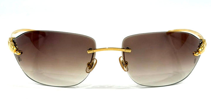 CARTIER PANTHÈRE DE CARTIER RIMLESS SUNGLASSES