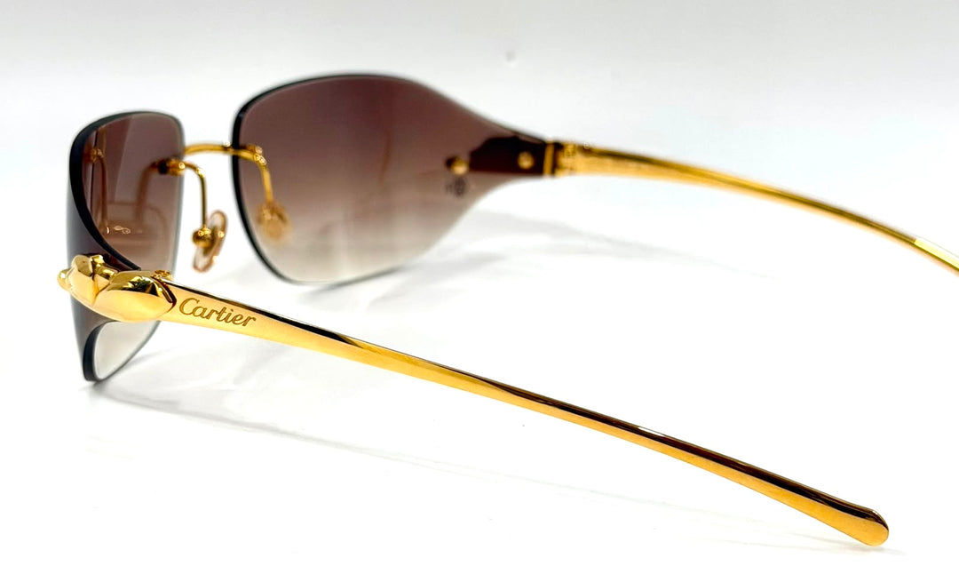 CARTIER PANTHÈRE DE CARTIER RIMLESS SUNGLASSES
