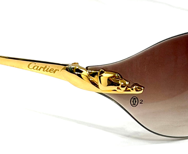 CARTIER PANTHÈRE DE CARTIER RIMLESS SUNGLASSES