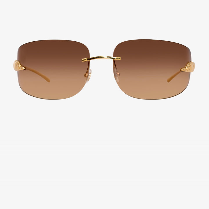 CARTIER PANTHÈRE DE CARTIER RIMLESS SUNGLASSES