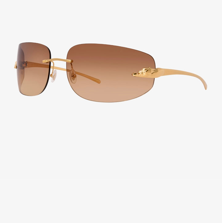 CARTIER PANTHÈRE DE CARTIER RIMLESS SUNGLASSES