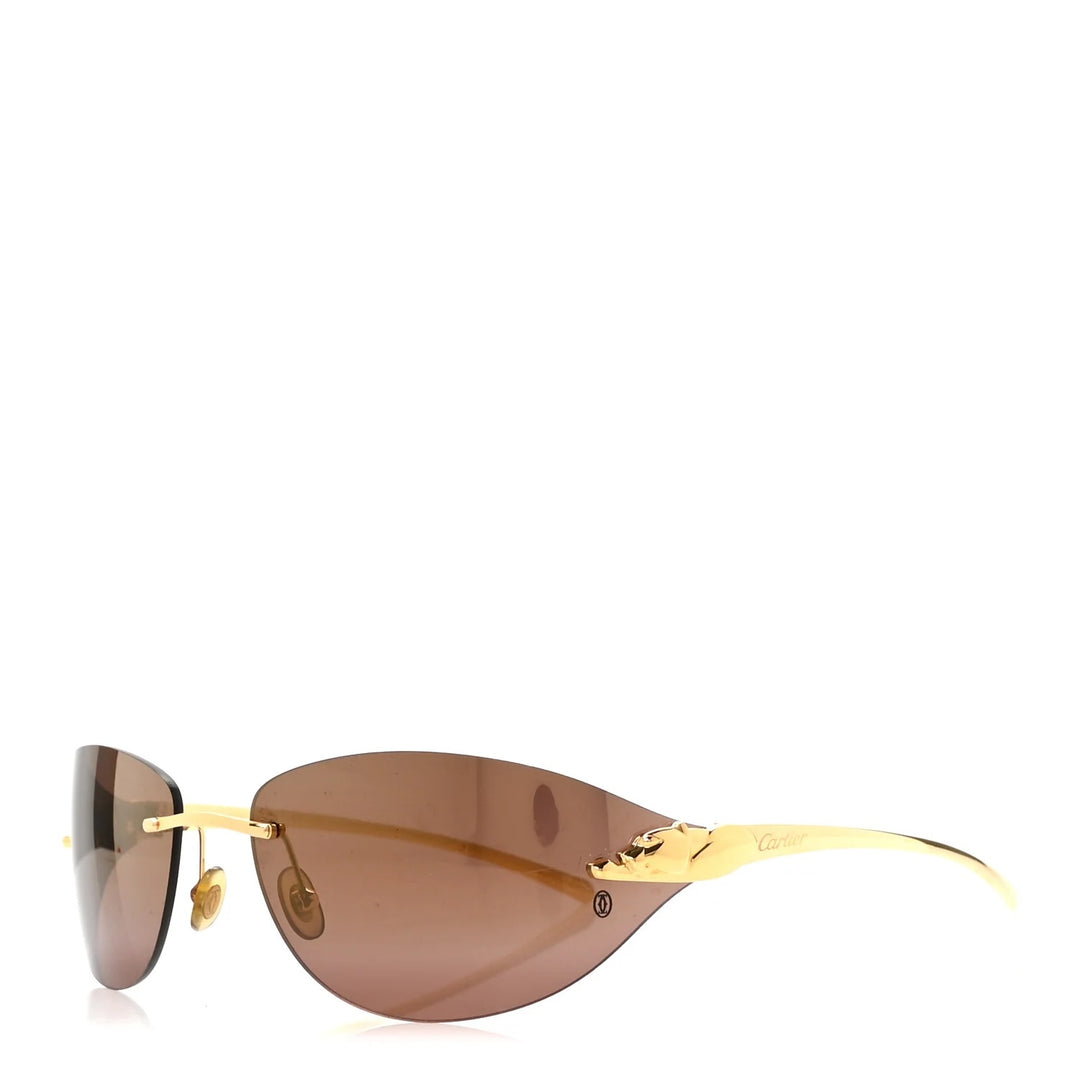 CARTIER PANTHÈRE DE CARTIER RIMLESS SUNGLASSES