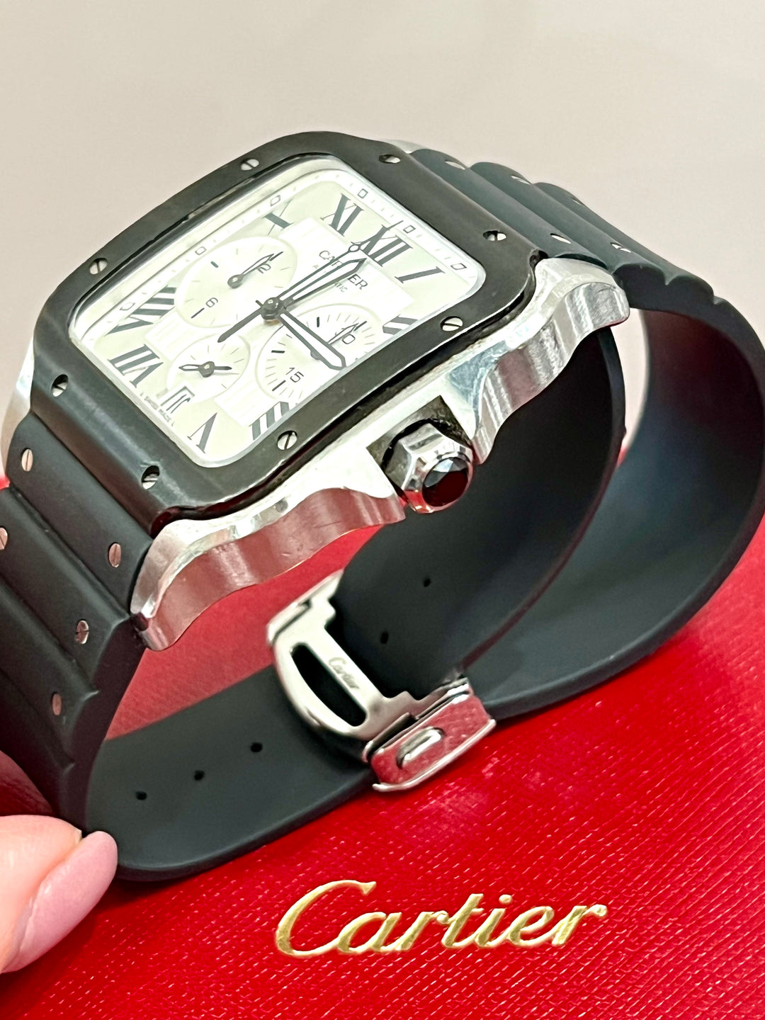 CARTIER SANTOS DE CARTIER CHRONOGRAPH MEN&