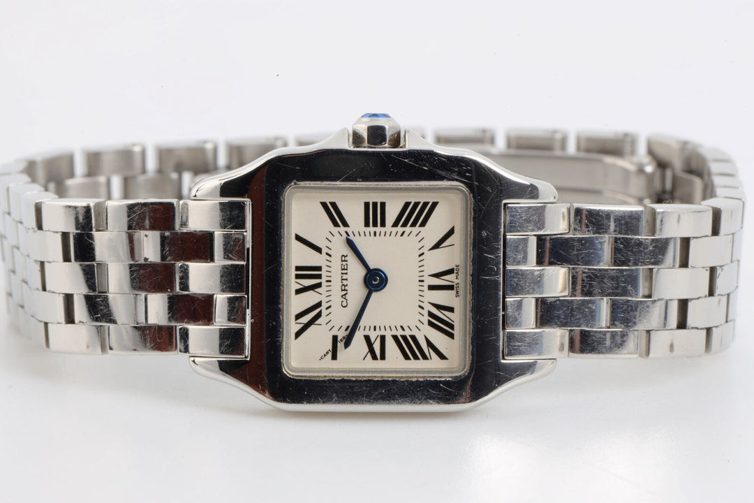 CARTIER SANTOS DEMOISELLE STAINLESS STEEL QUARTZ WATCH