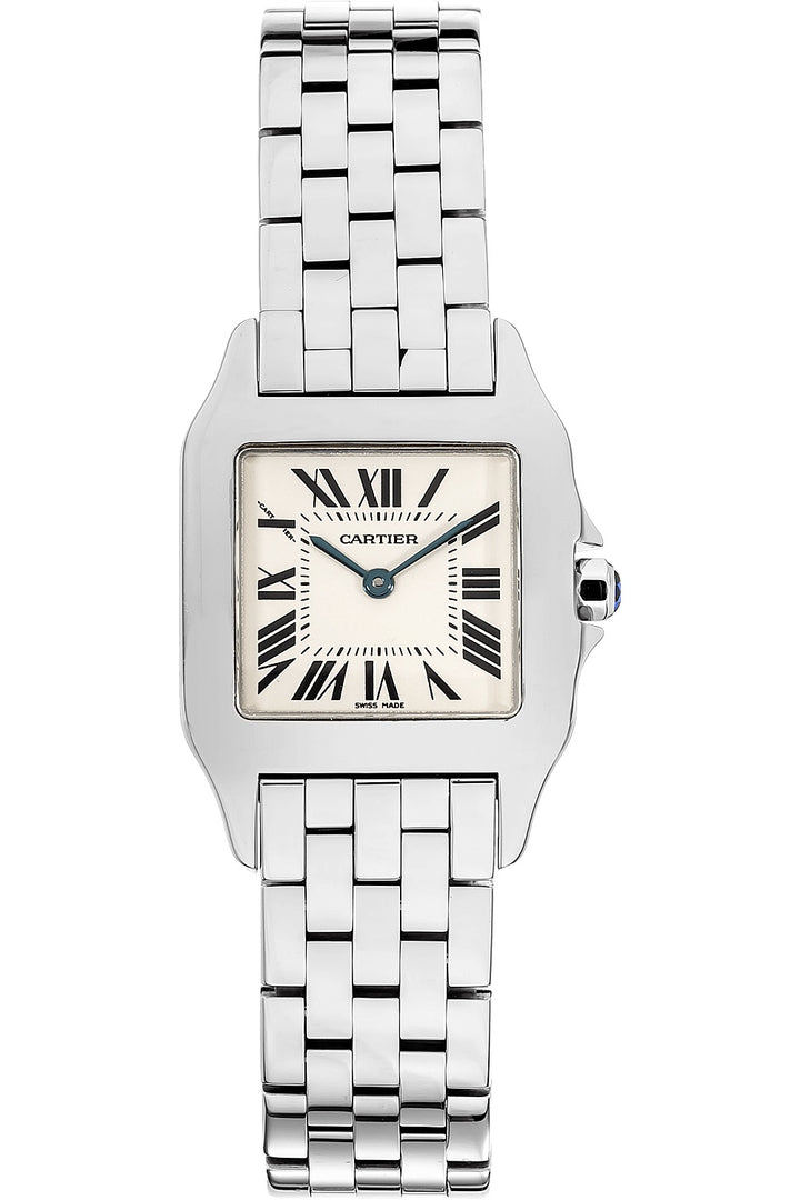 CARTIER SANTOS DEMOISELLE STAINLESS STEEL QUARTZ WATCH