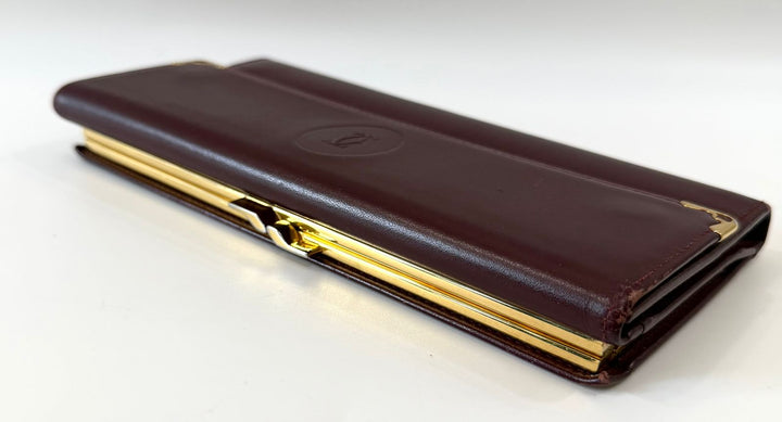 CARTIER MUST LINE VINTAGE CALFSKIN LEATHER WALLET