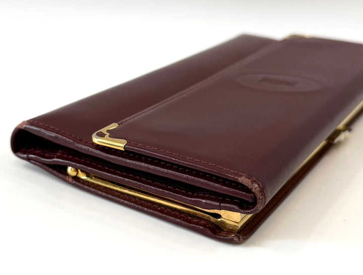 CARTIER MUST LINE VINTAGE CALFSKIN LEATHER WALLET