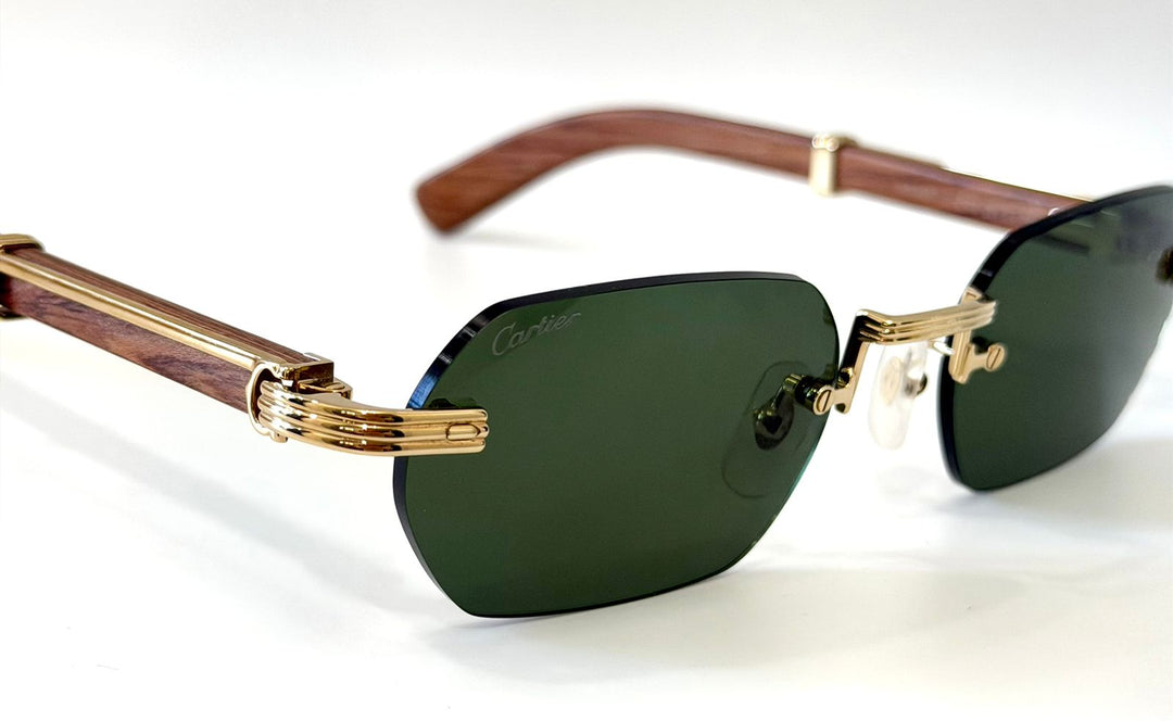 CARTIER PREMIÈRE CT0362S GEOMETRIC FRAME UNISEX SUNGLASSES