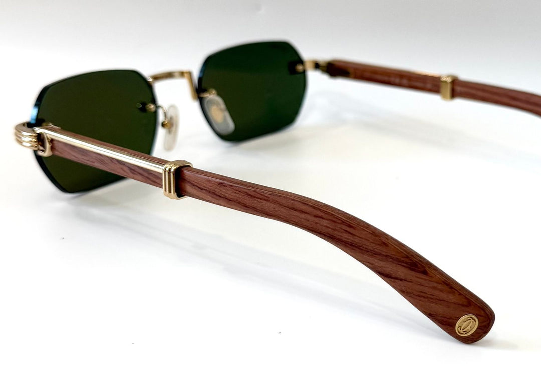 CARTIER PREMIÈRE CT0362S GEOMETRIC FRAME UNISEX SUNGLASSES