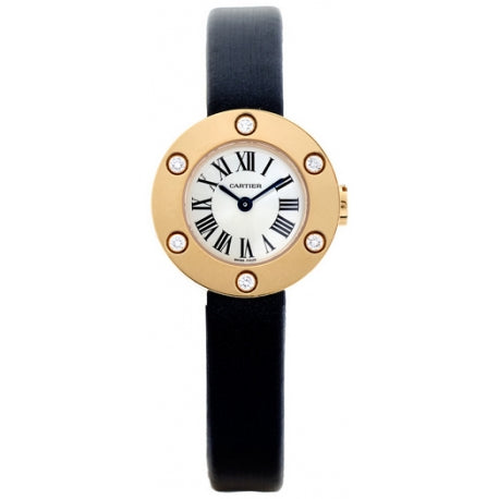 CARTIER LADIES 18K AND DIAMOND &