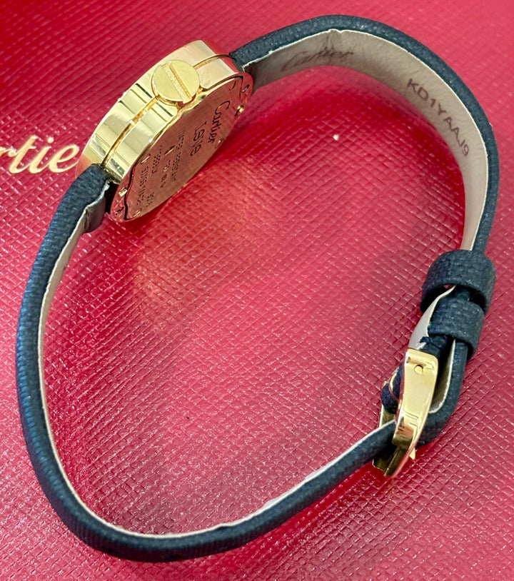 CARTIER LADIES 18K AND DIAMOND &