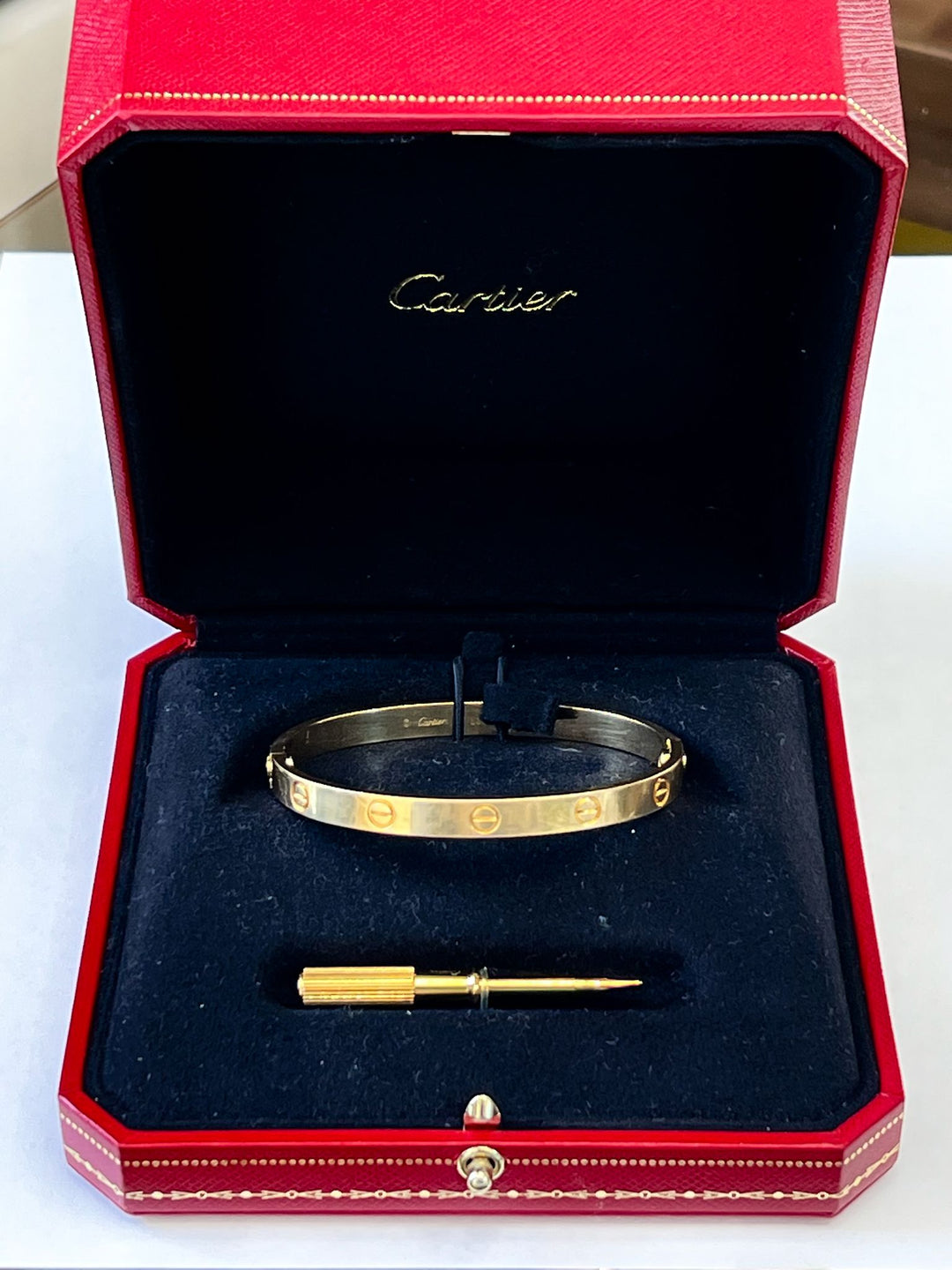 CARTIER LOVE BRACELET 18K GOLD