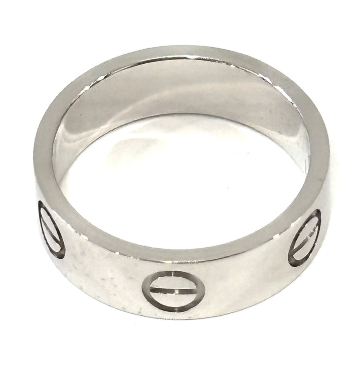 CARTIER 18K WHITE GOLD 5.5MM LOVE RING