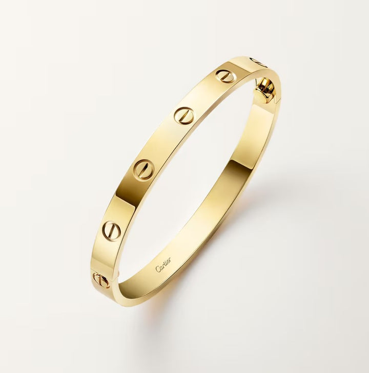 CARTIER 18K YELLOW GOLD LOVE BRACELET
