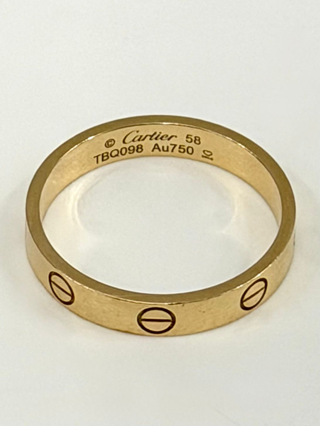 CARTIER 18K GOLD LOVE RING