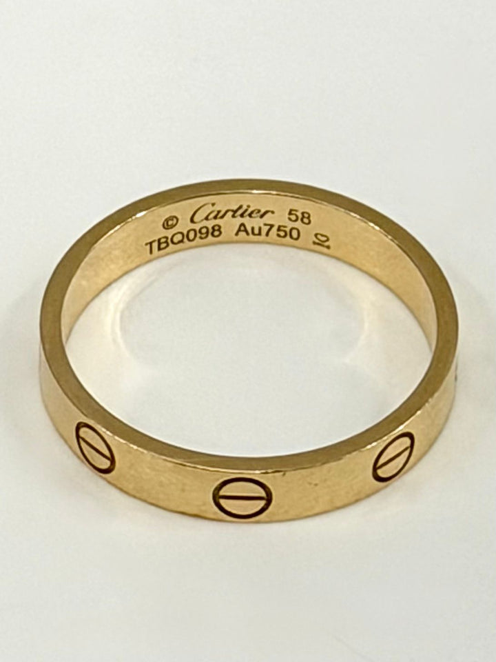 CARTIER 18K GOLD LOVE RING