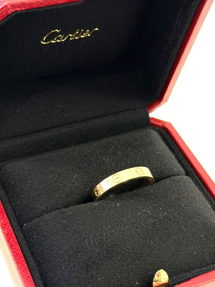 CARTIER 18K GOLD LOVE RING