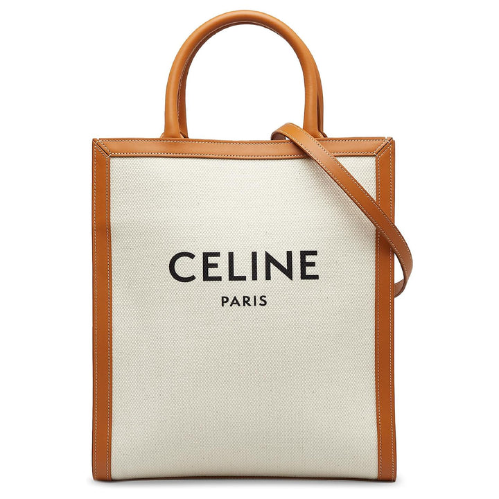 CÉLINE SMALL VERTICAL CABAS TOTE CROSSBODY BAG