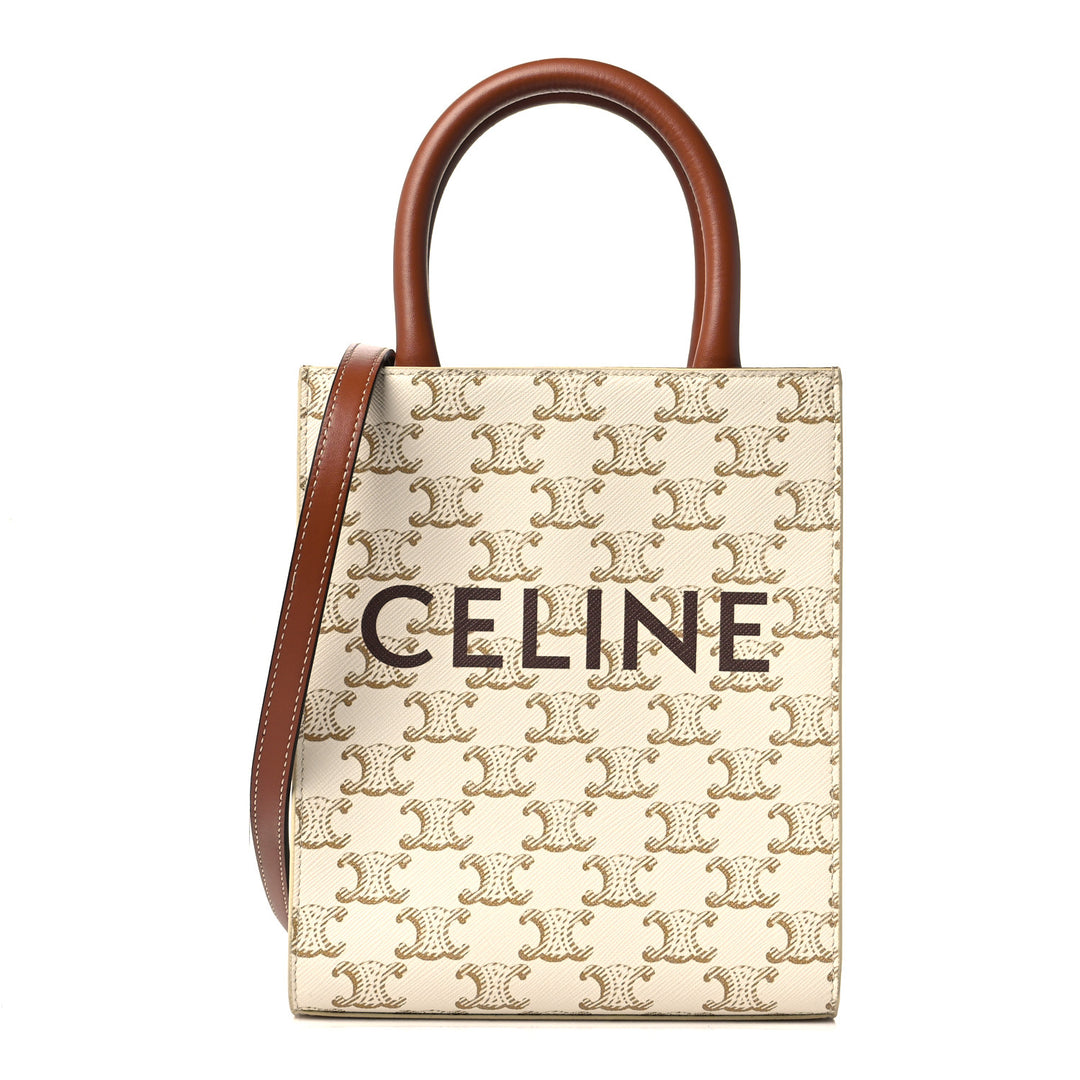 CÉLINE MINI TRIOMPHE VERTICAL CABAS TOTE BAG