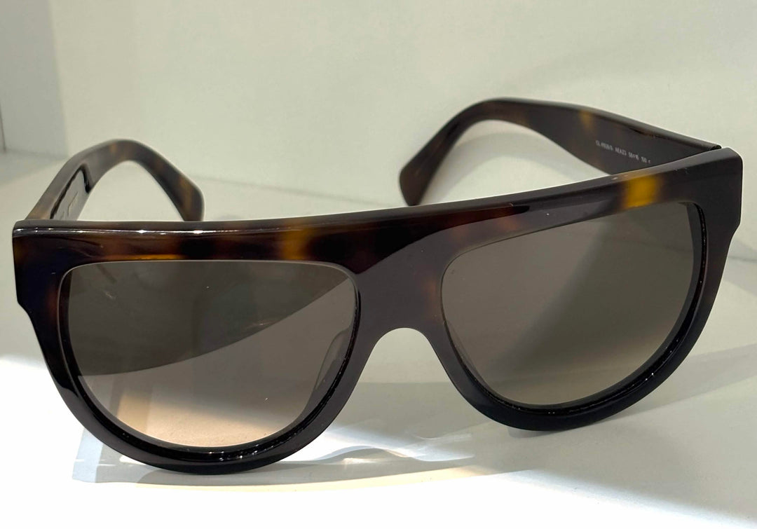 CÉLINE FLAT TOP TORTOISESHELL SUNGLASSES