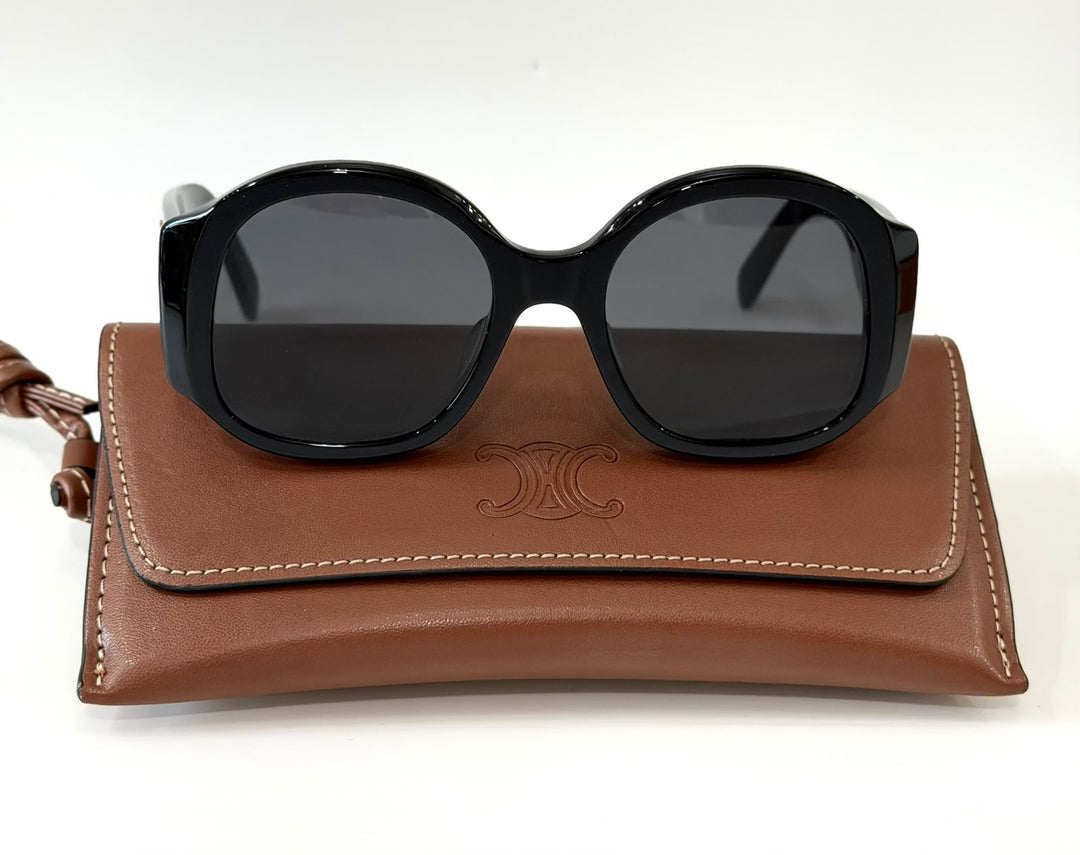 CÉLINE MAXI TRIOMPHE ROUND GLASSES