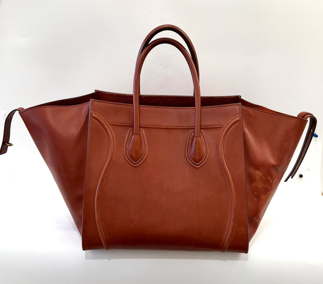 CELINE NATURAL CALFSKIN MEDIUM PHANTOM TOTE BAG