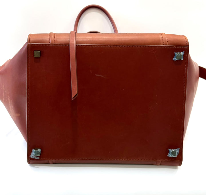 CELINE NATURAL CALFSKIN MEDIUM PHANTOM TOTE BAG