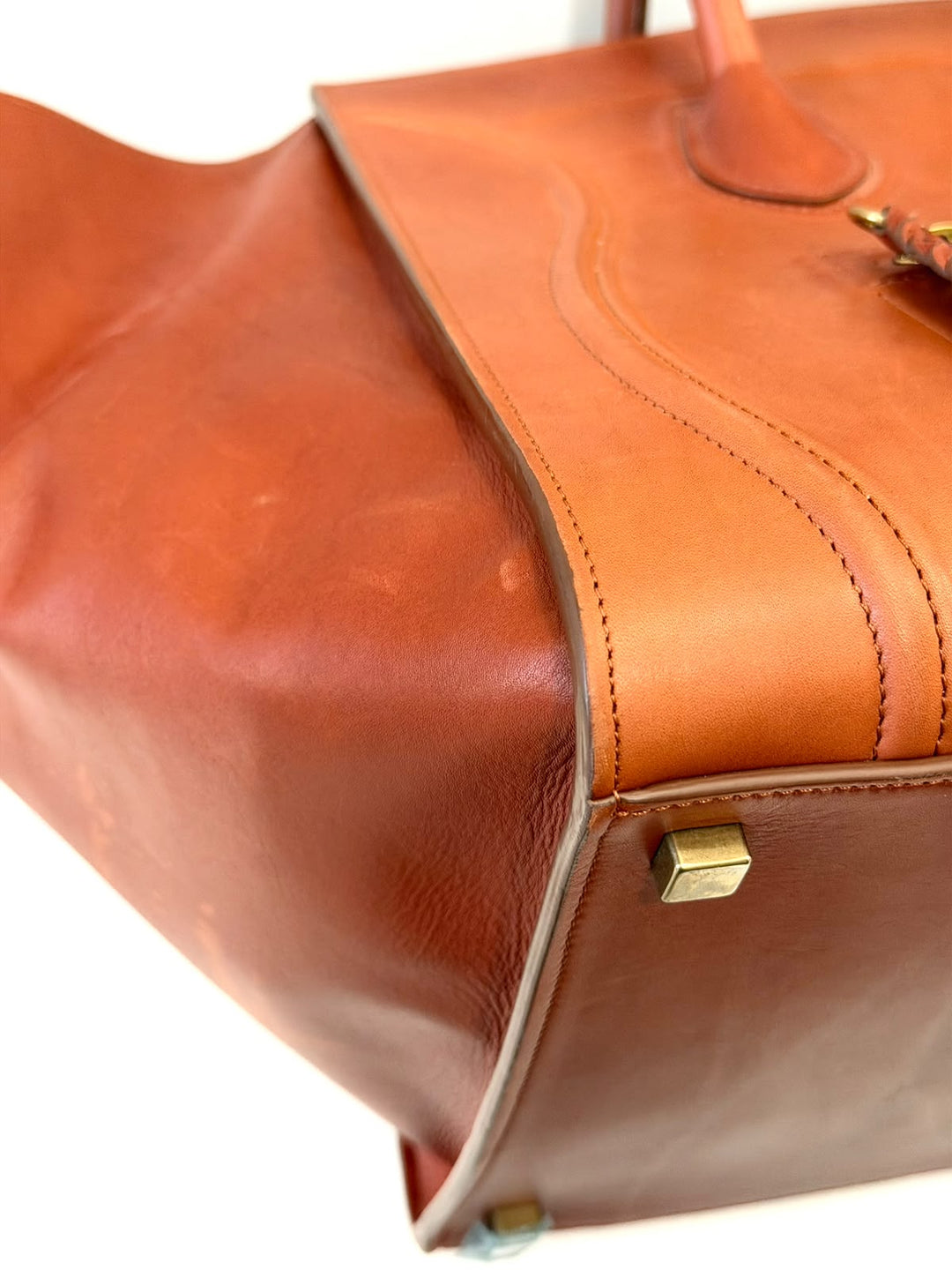 CELINE NATURAL CALFSKIN MEDIUM PHANTOM TOTE BAG