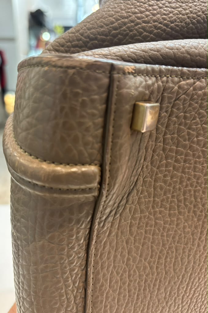 CÉLINE PHANTOM MEDIUM GRAINED CALFSKIN LEATHER LUGGAGE TOTE BAG