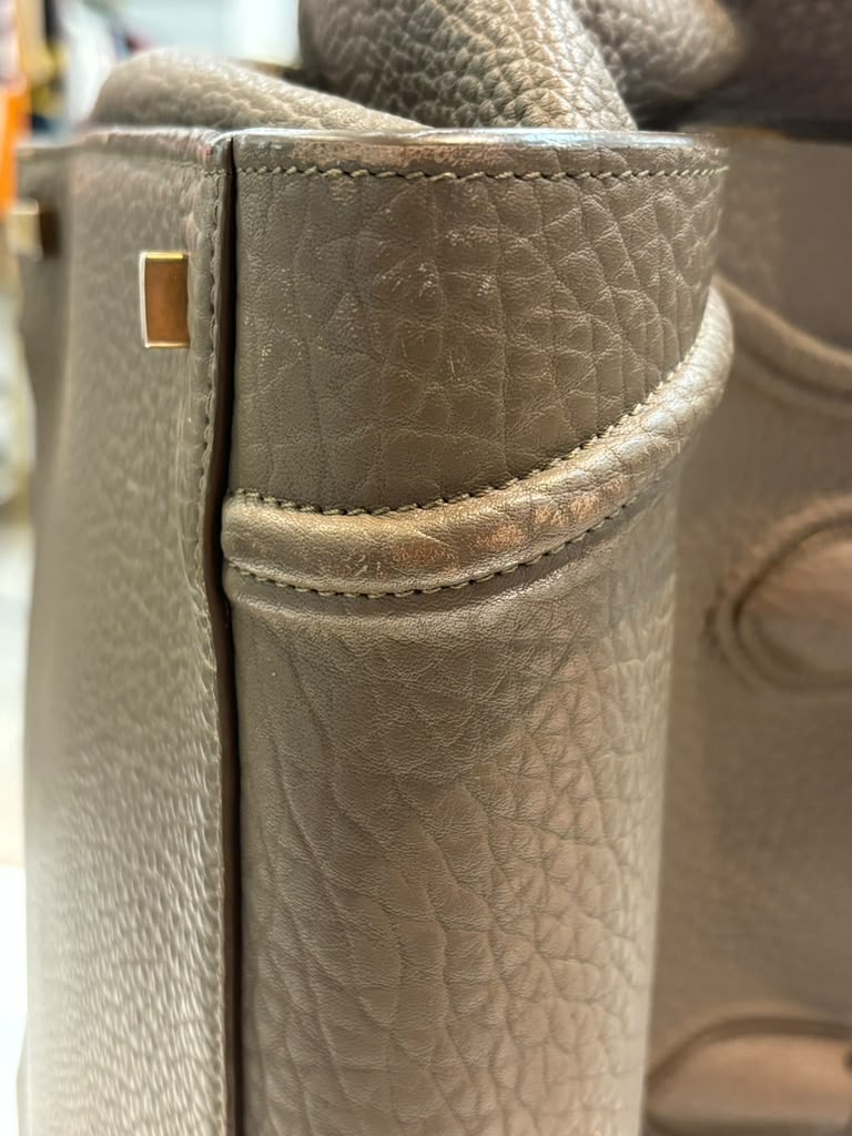 CÉLINE PHANTOM MEDIUM GRAINED CALFSKIN LEATHER LUGGAGE TOTE BAG