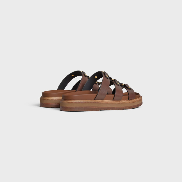 CÉLINE TIPPI CALFSKIN LEATHER MULES SANDALS