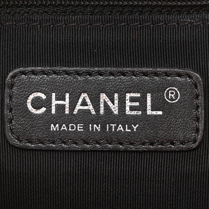 CHANEL CALFSKIN QUILTED LARGE BOY FLAP BAG
