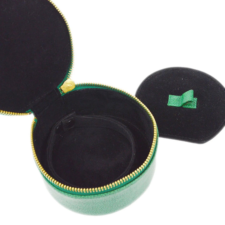 CHANEL TIMELESS CAVIAR LEATHER JEWELRY CASE