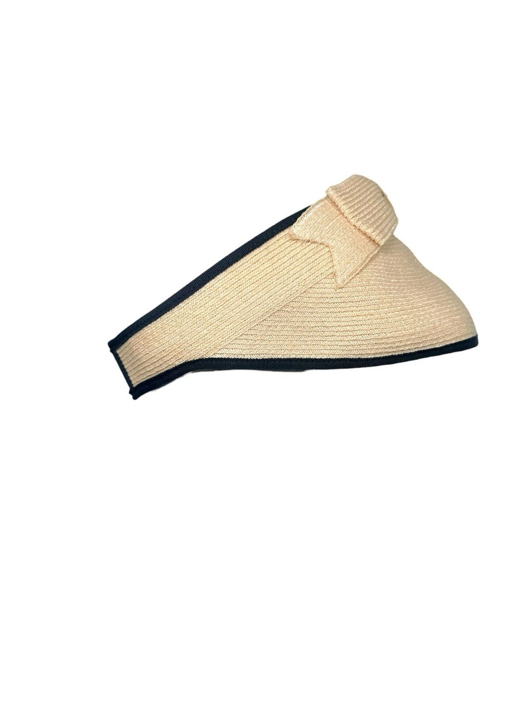 CHANEL CC BOW RAFFIA VISOR