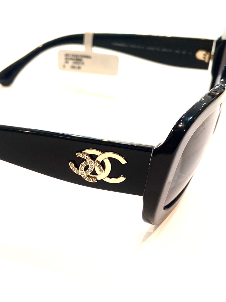 CHANEL RECTANGLE 5468B SUNGLASSES – Caroline's Fashion Luxuries