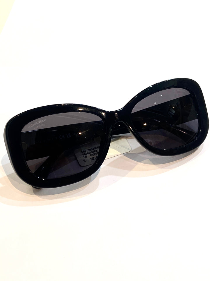 CHANEL RECTANGLE 5468B SUNGLASSES – Caroline's Fashion Luxuries