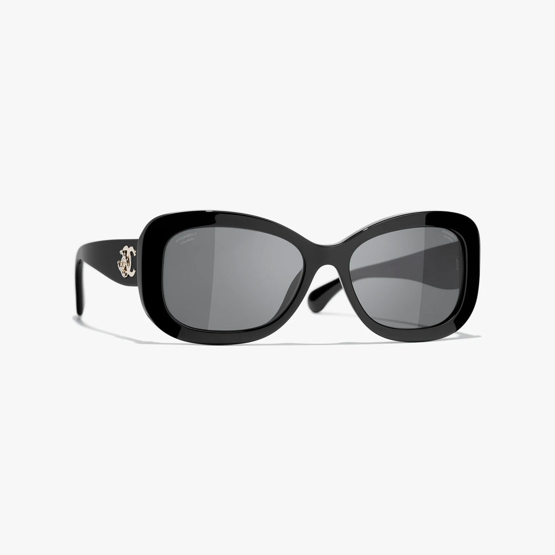 CHANEL RECTANGLE 5468B SUNGLASSES – Caroline's Fashion Luxuries