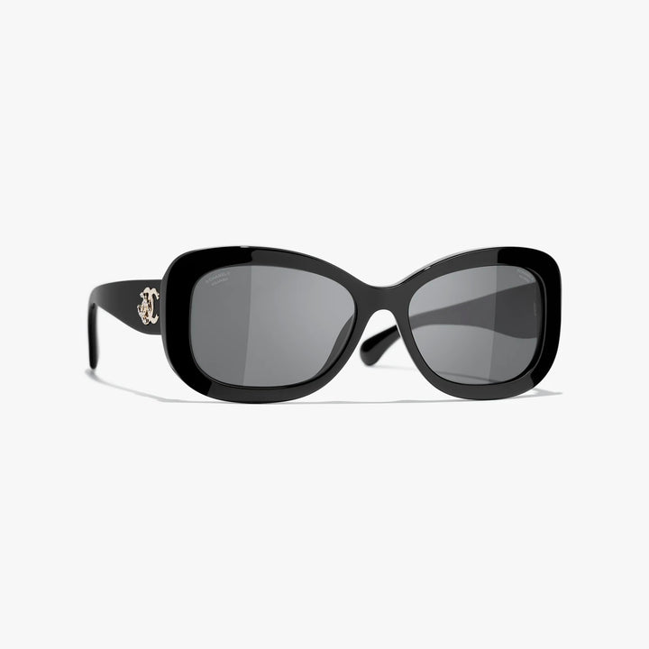CHANEL RECTANGLE 5468B SUNGLASSES – Caroline's Fashion Luxuries