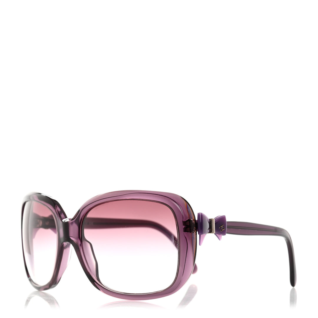 CHANEL CC BOW ACETATE 5171 SUNGLASSES Caroline s Fashion Luxuries