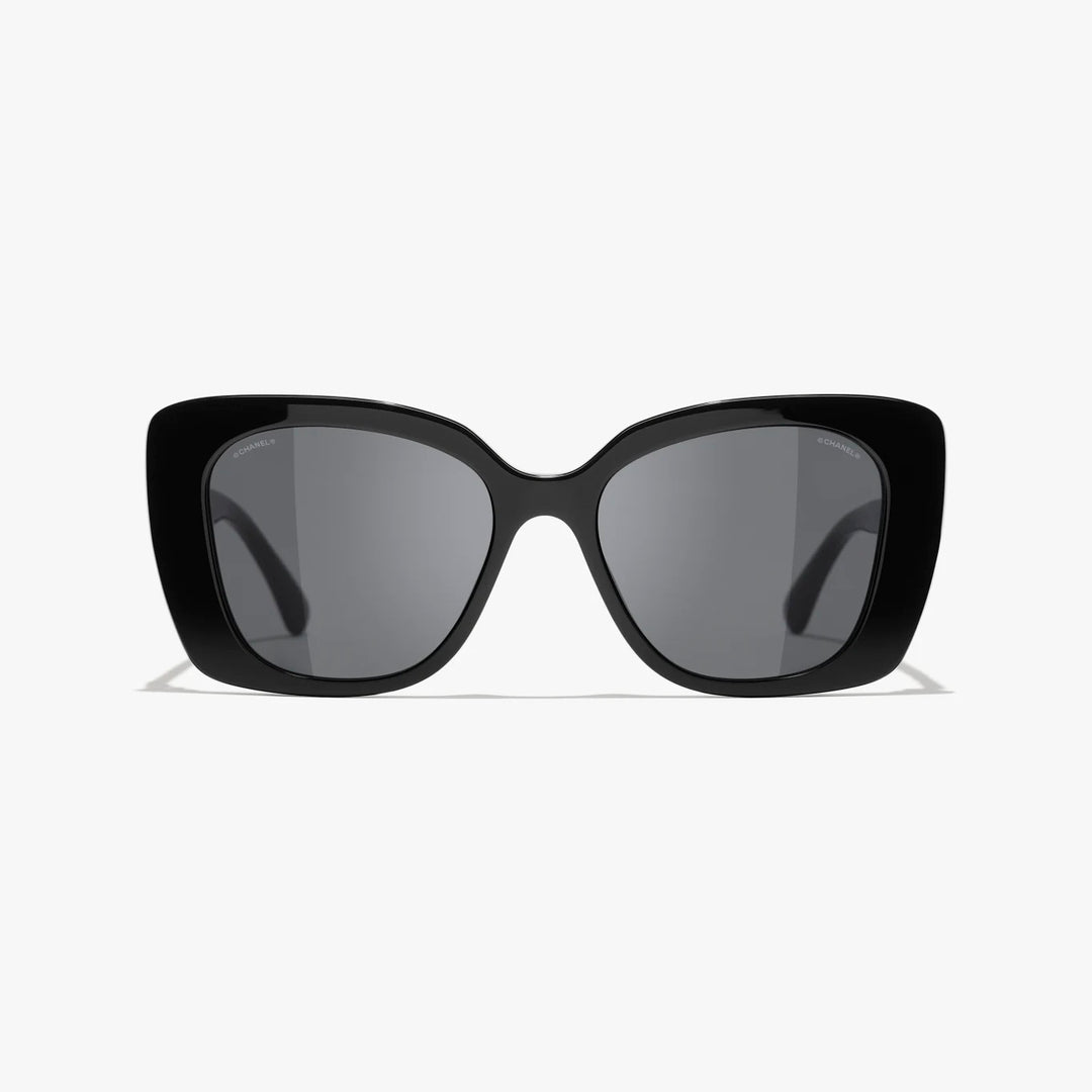 CHANEL ACETATE STRASS SQUARE SUNGLASSES 5422 BA – Caroline's