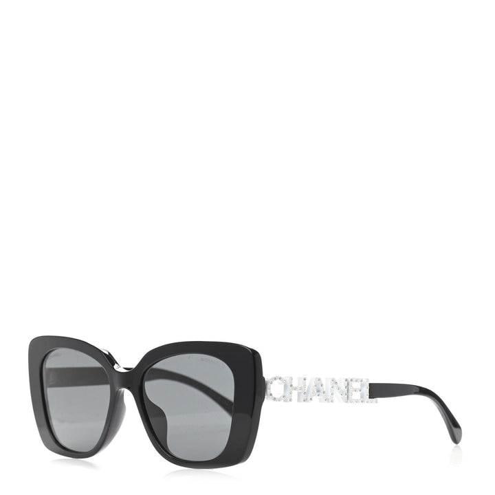 CHANEL ACETATE STRASS SQUARE SUNGLASSES 5422 BA – Caroline's