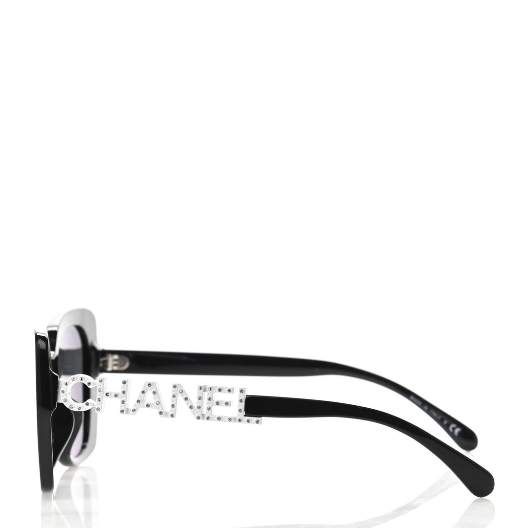 CHANEL ACETATE STRASS SQUARE SUNGLASSES 5422 BA