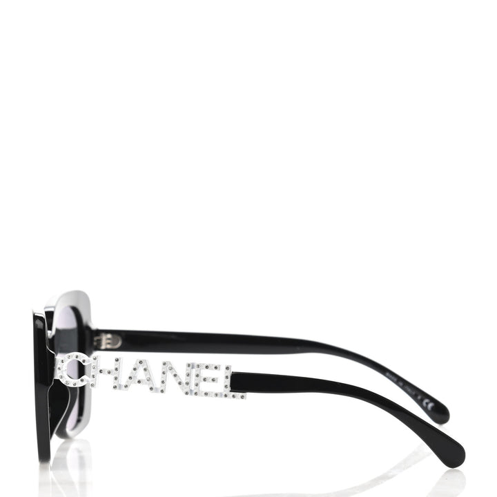 CHANEL ACETATE STRASS SQUARE SUNGLASSES 5422 BA